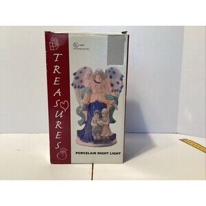 treasures porcelain night light angel children